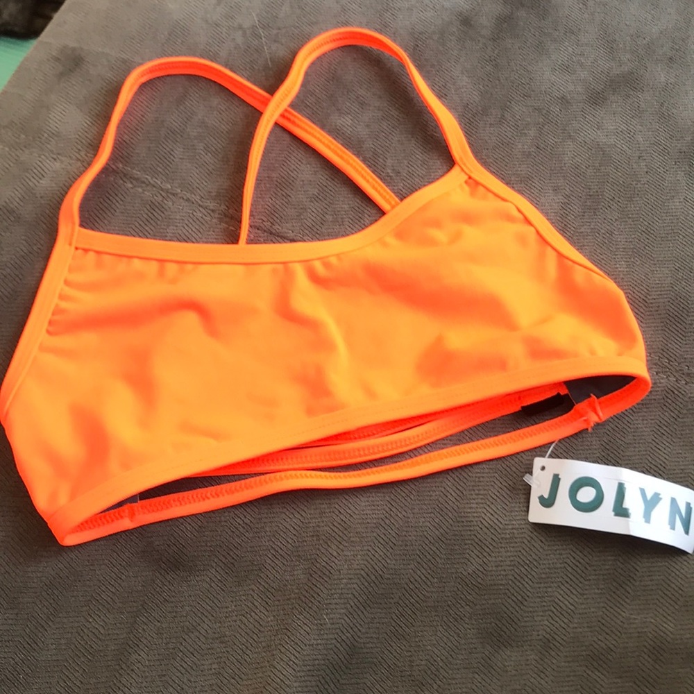 Jolyn bikini Adrian top swim suit neon orange